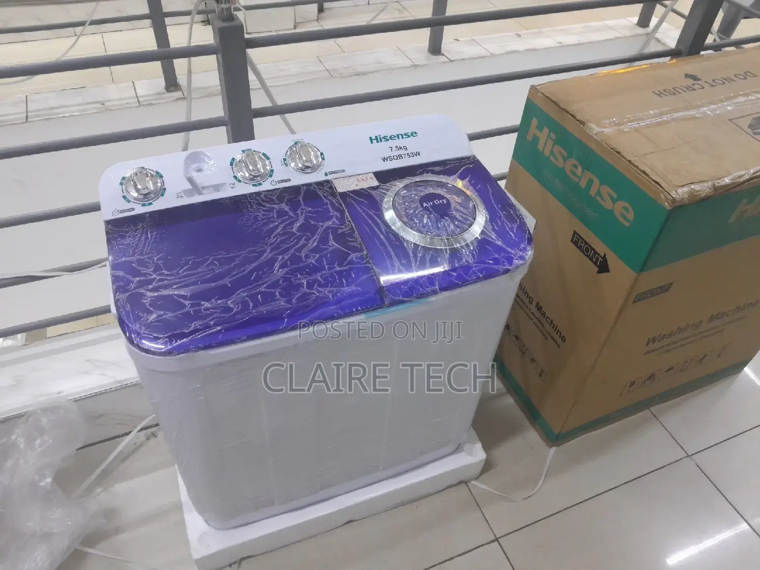 Hisense 7.5kgs Washing Machine Top Load Twin Tube