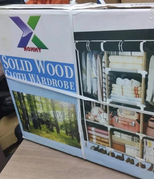 Portable 3 Column Wardrobe - main view