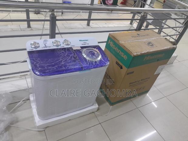 Hisense 7.5kgs Washing Machine White Twin Tab - main view