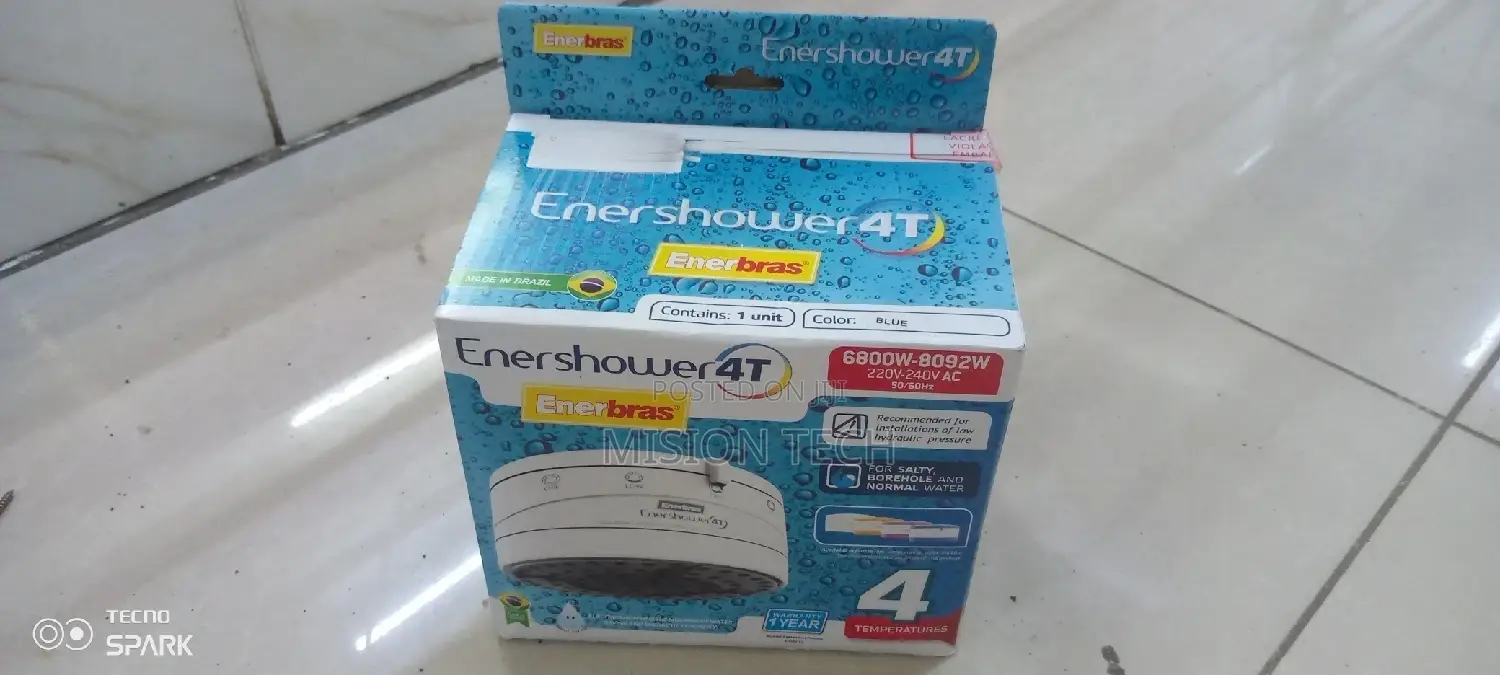 Enerbras Enershower 4 Temp (4T) Instant Shower Water Heat