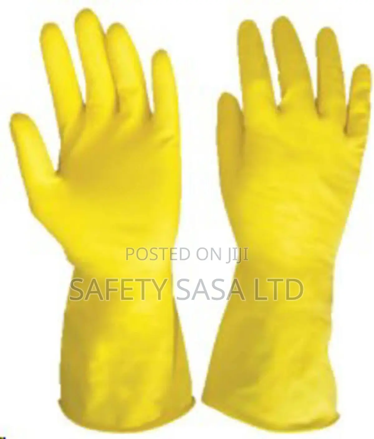 Yellow Household Rubber Gloves