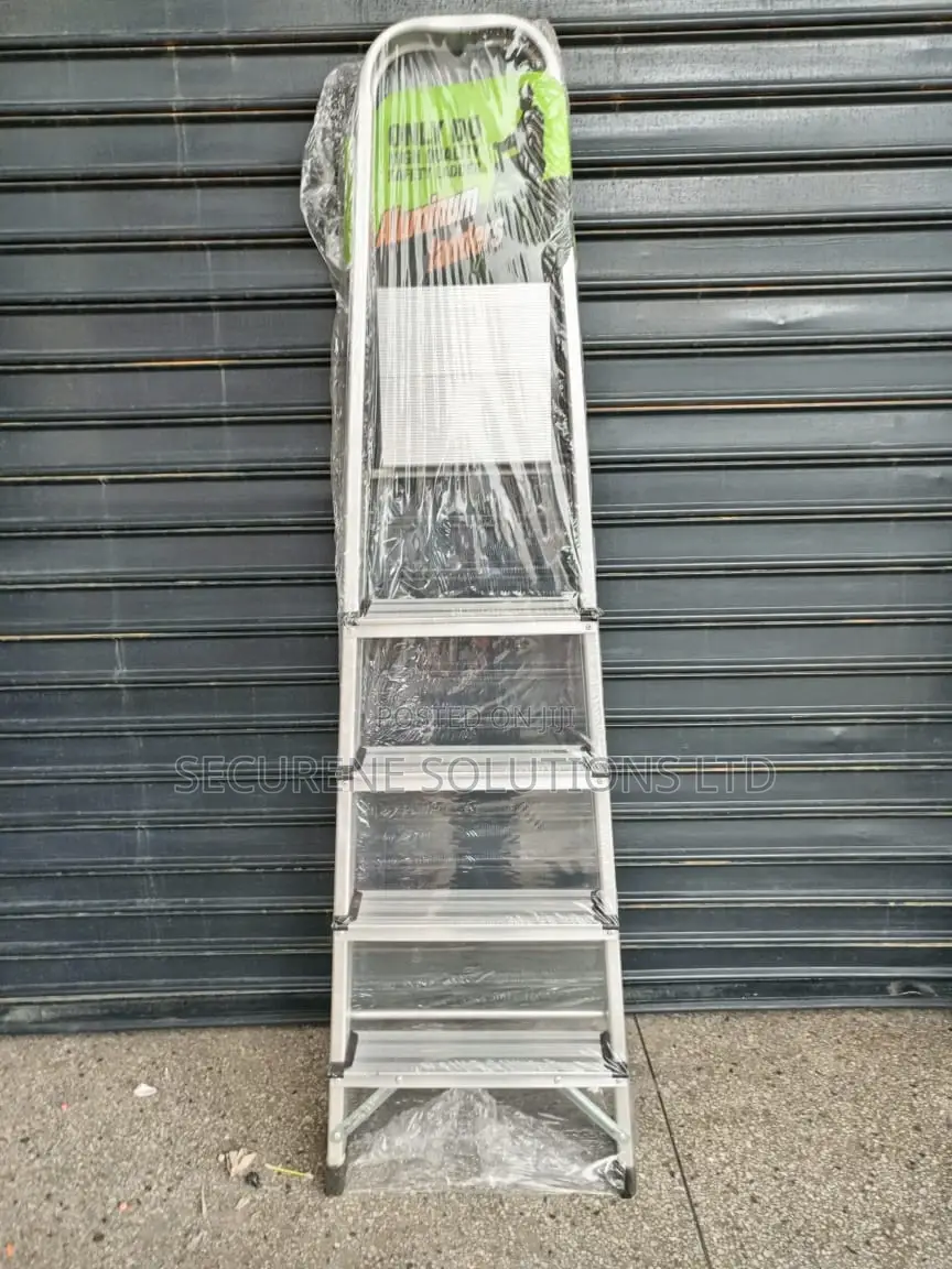 Aluminium 5steps Free Stand a Type Ladder