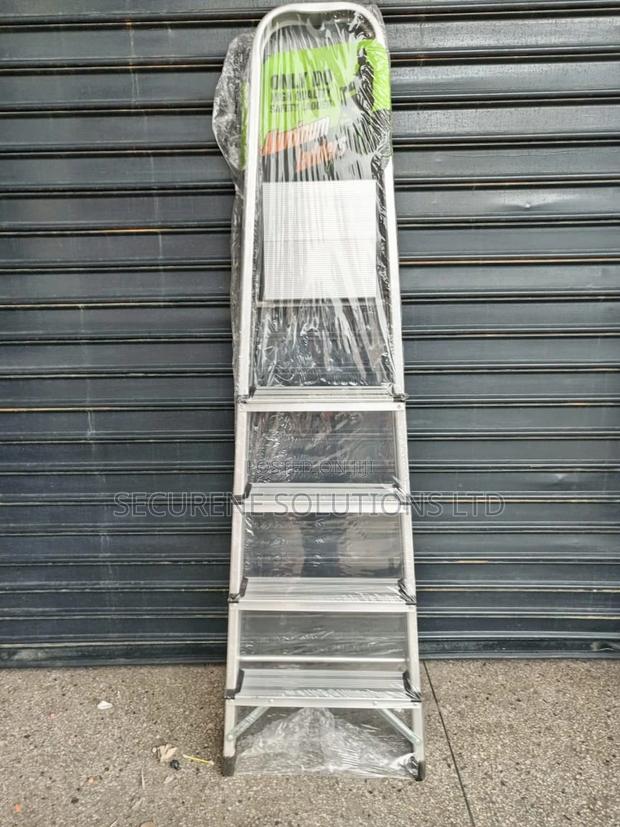 Aluminium 5steps Free Stand a Type Ladder - thumbnail 3