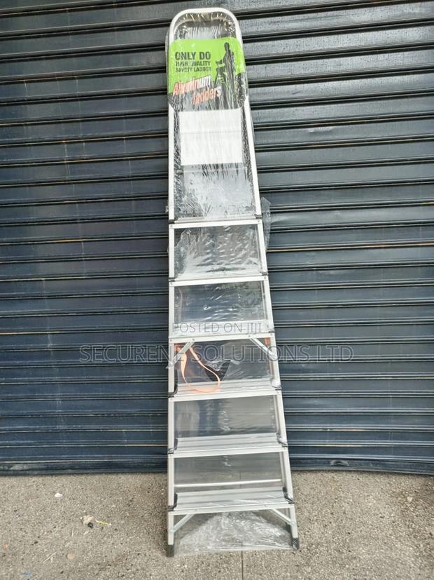 Aluminium 7steps Free Stand a Type Ladder - thumbnail 2