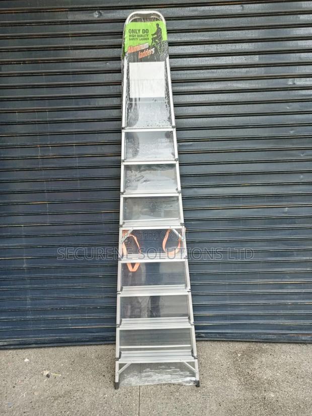Aluminium 9 Steps Free Stand a Type Ladder - thumbnail 3
