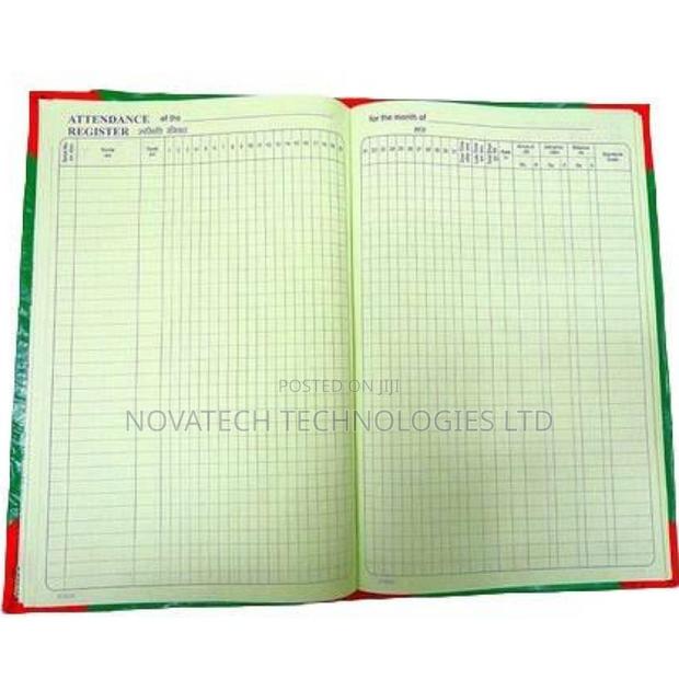 Best Attendance Register A4 - main view