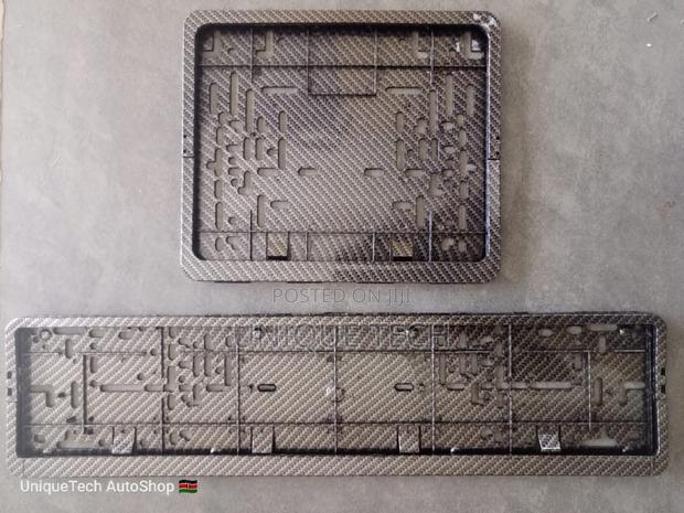 Carbon Fiber New Generation Number Plate Holders - Set