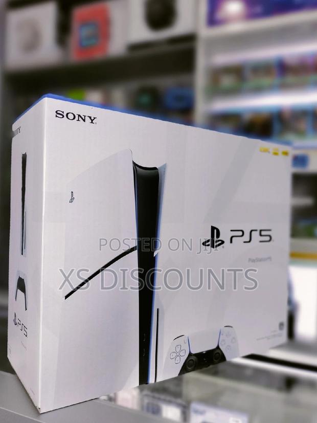 PS5 Slim! PS5 Slim! Playstation 5 Slim Console:! - main view