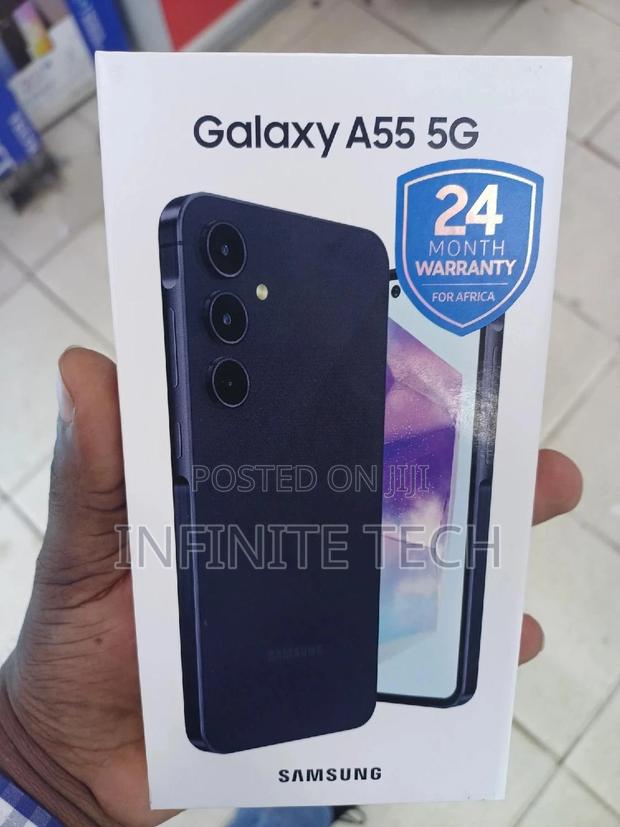 New Samsung Galaxy A55 128 GB Blue - thumbnail 3