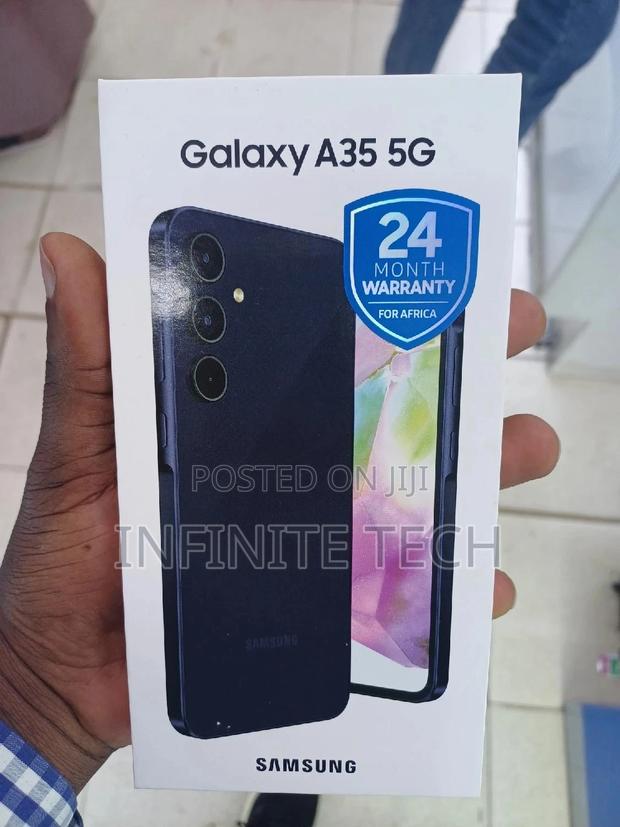 New Samsung Galaxy A35 256 GB Black - thumbnail 3