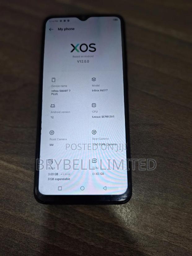 Infinix Smart 7 Plus 64 GB Blue - thumbnail 3