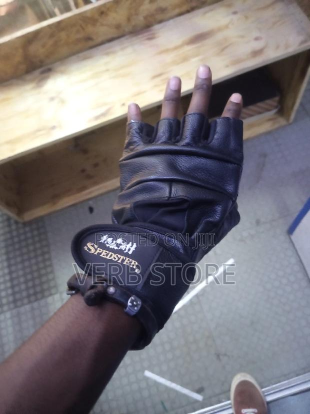 Leather Speedster Gym Gloves - thumbnail 2