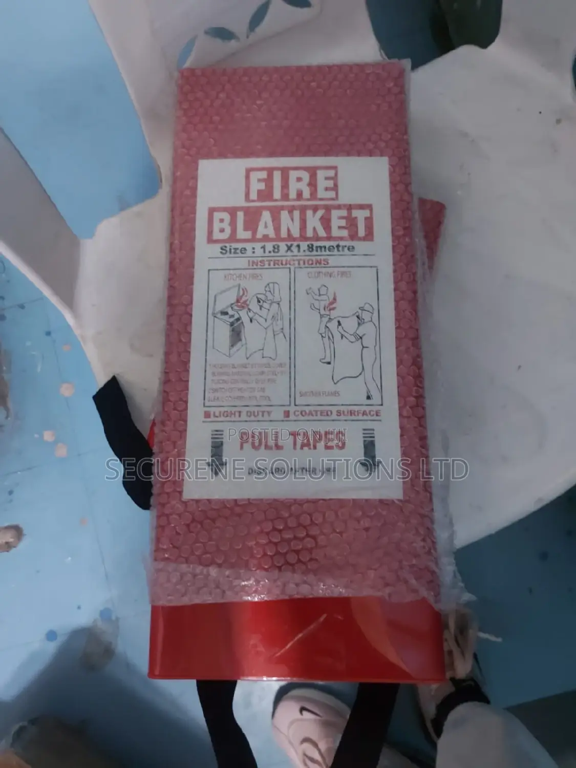 Fire Blanket 1.8mtrs By1.8/ 6ftby6ft