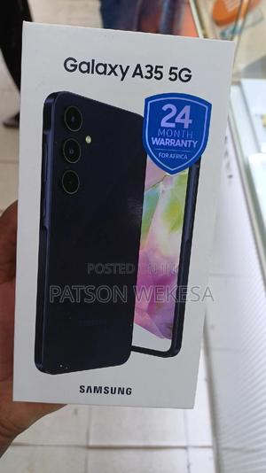 New Samsung Galaxy A35 256 GB Black - main view