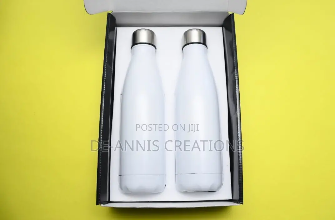 2 PC Double Walled Vacuum Insulated Flasks