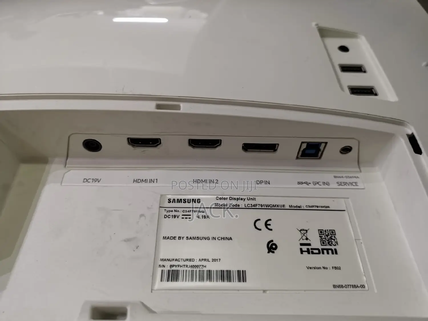 Samsung 34 Inch Curved for Sale