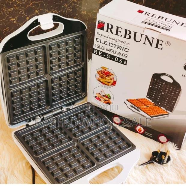 New Rebune 4 Slice Waffle Maker