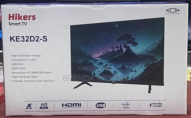 Hikers 32” Digital Frameless Hd Led Tv-Black - thumbnail 3