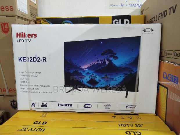 Hikers 32” Digital Frameless Hd Led Tv-Black - thumbnail 4