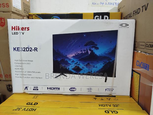 Hikers 32” Digital Frameless Hd Led Tv-Black - thumbnail 5