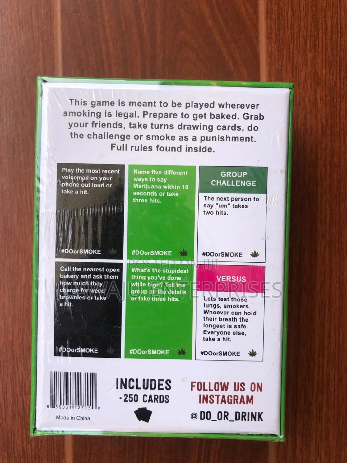 Win or Get Baked Card Game