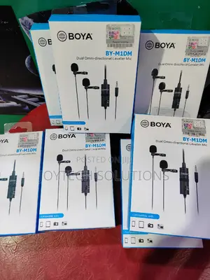 Dual BOYA -M1d1 Wire Microphone ( BOYA )