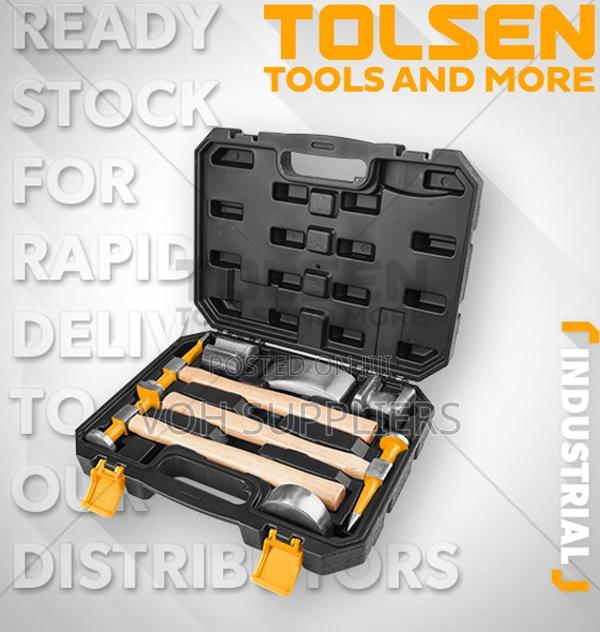 Tolsen 25197 7pcs Heavy Duty Body Fender Hammer Set