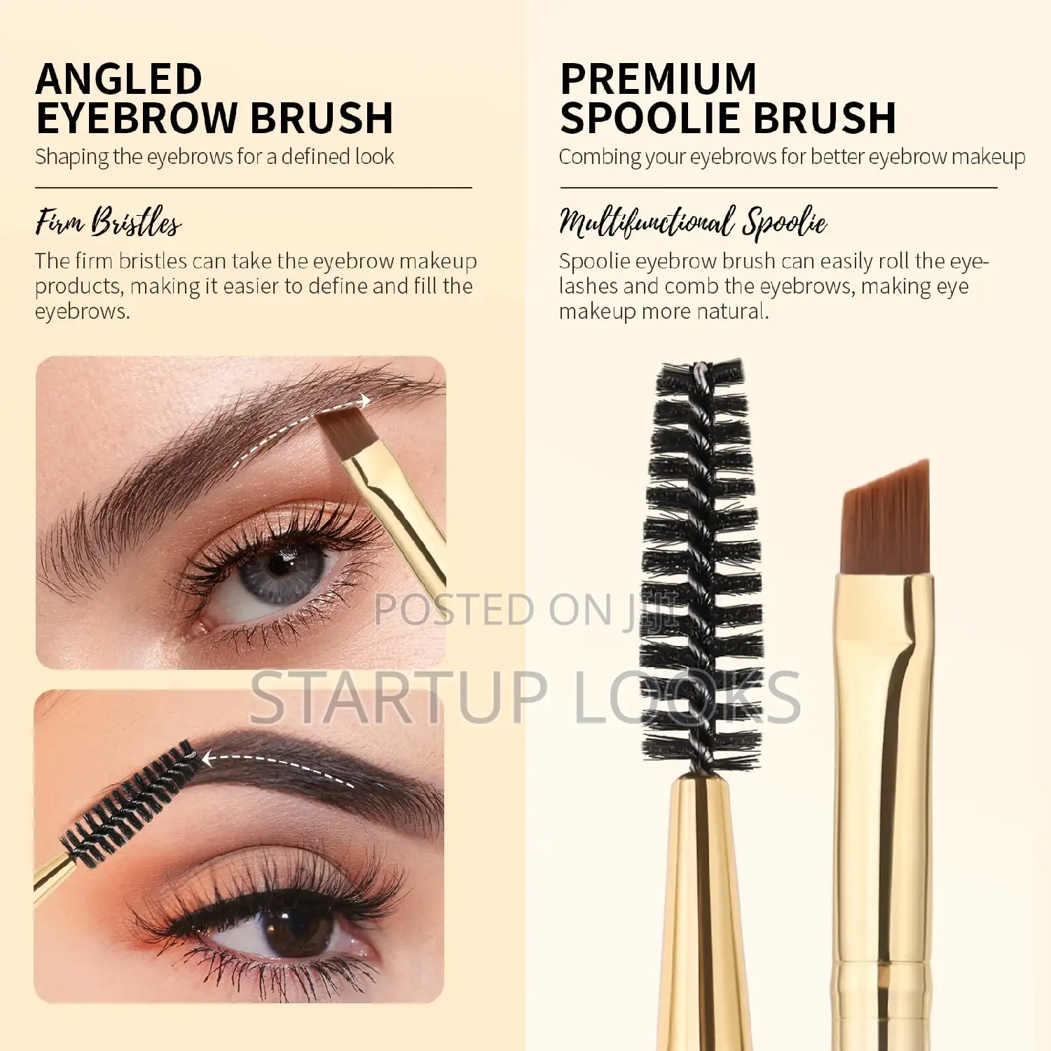 Eyebrow Brush Angeled Brow Brush + Eyebrow Pencil