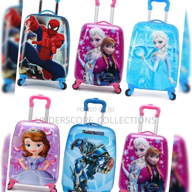 Children Unbreakable Holiday Trolley Suitcases - main view