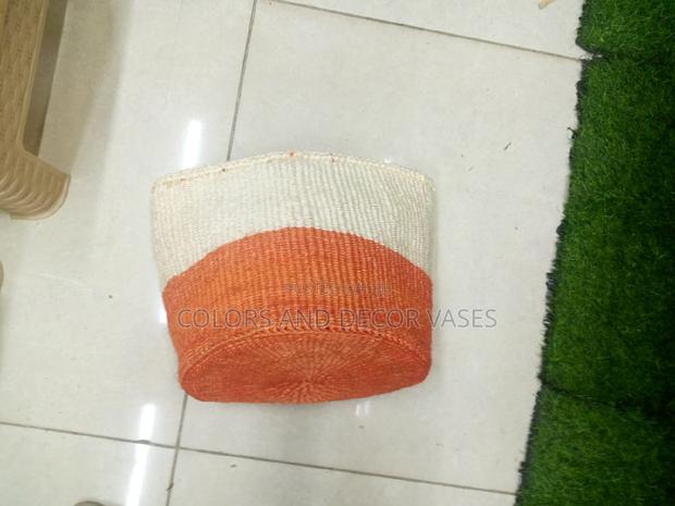 Orange White Basket - main view