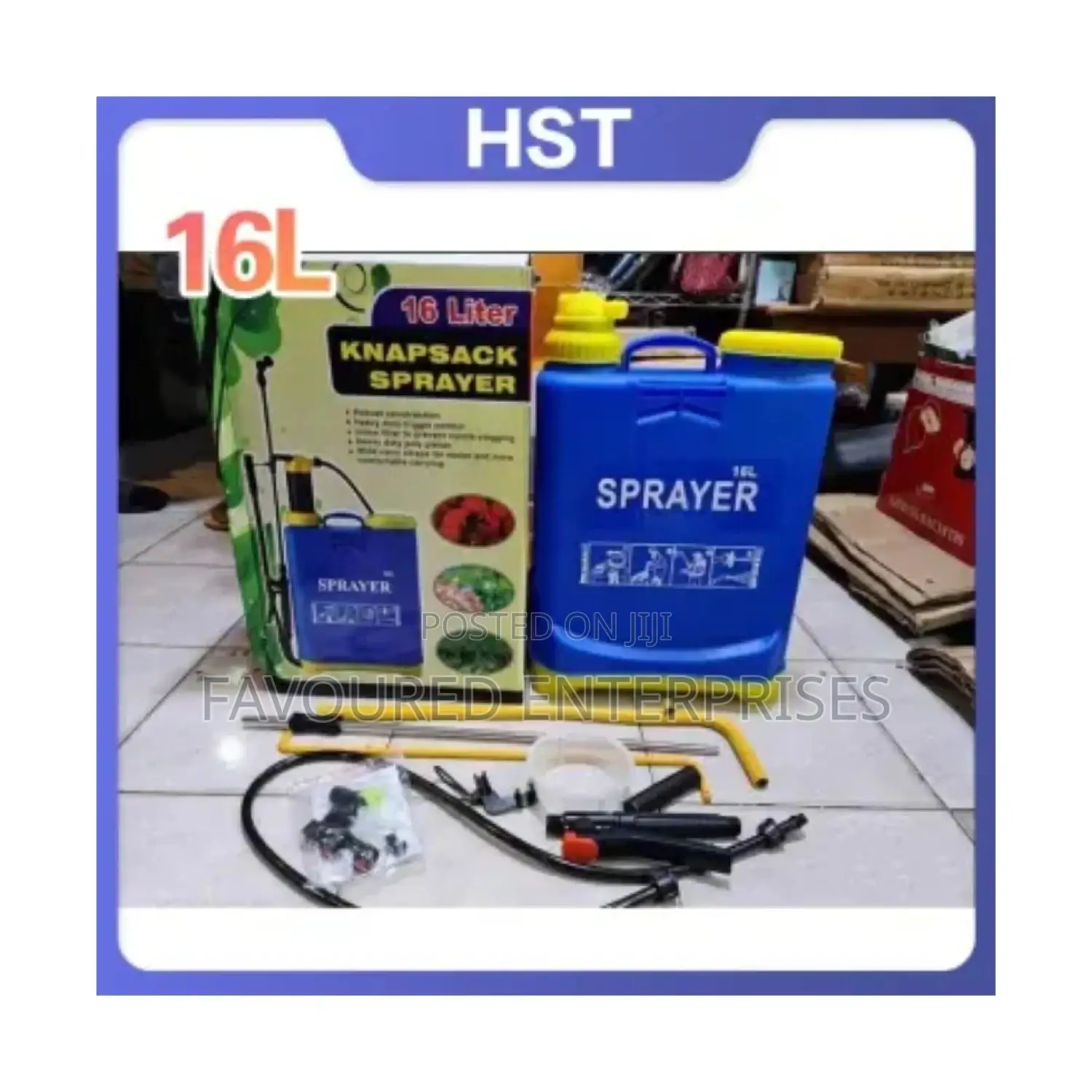 Kensplastic Knapsack Sprayer/Backpack Sprayer 16lt