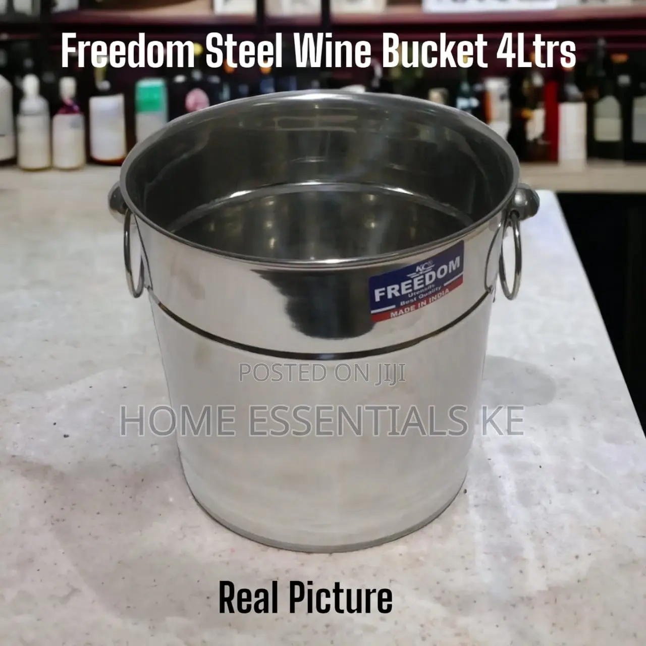 407092 Freedom Stainless Steel Wine Bucket Approx 4ltrs