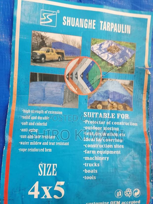 Tarpaulins 4by5 M New - thumbnail 3