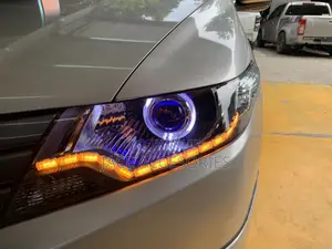 Hexagon Rings Headlight Decoeation