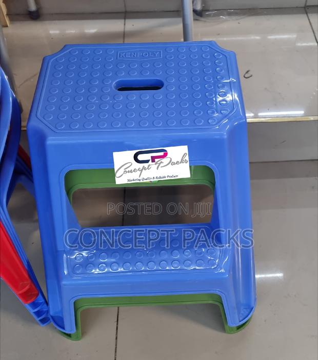 Kifaru Blue Step Stool. - thumbnail 2