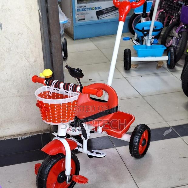 1.Tricycle With Push Handle - main view