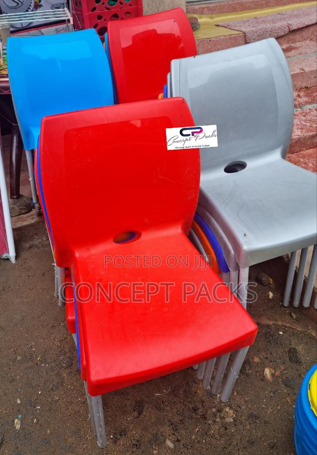 Assorted Armless Metal Tubing Chairs. - main view