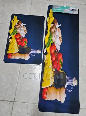 3D 2in1 Kitchen Mats Per Set Consisting 2pcs Big Size 40x120