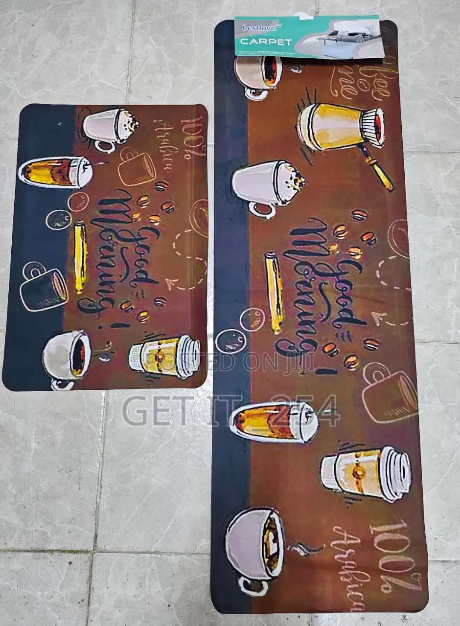 3D 2in1 Kitchen Mats Per Set Consisting 2pcs Big Size 40x120
