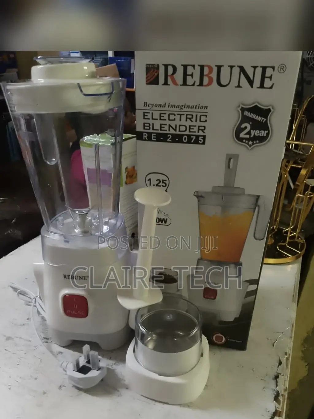 Rebune 2 in 1 Blender and Grinder RE-2-075