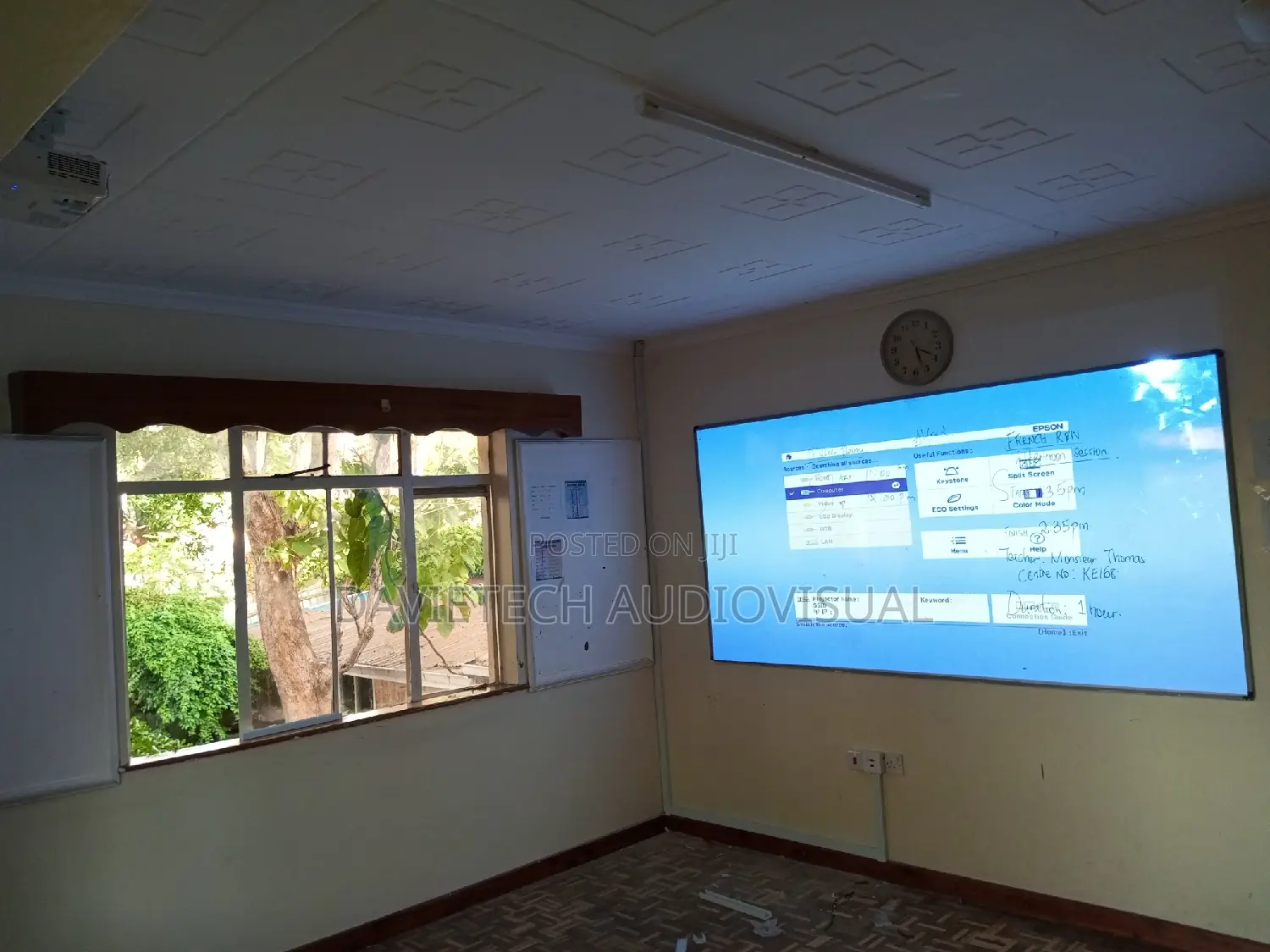 Classroom Projector Installation 