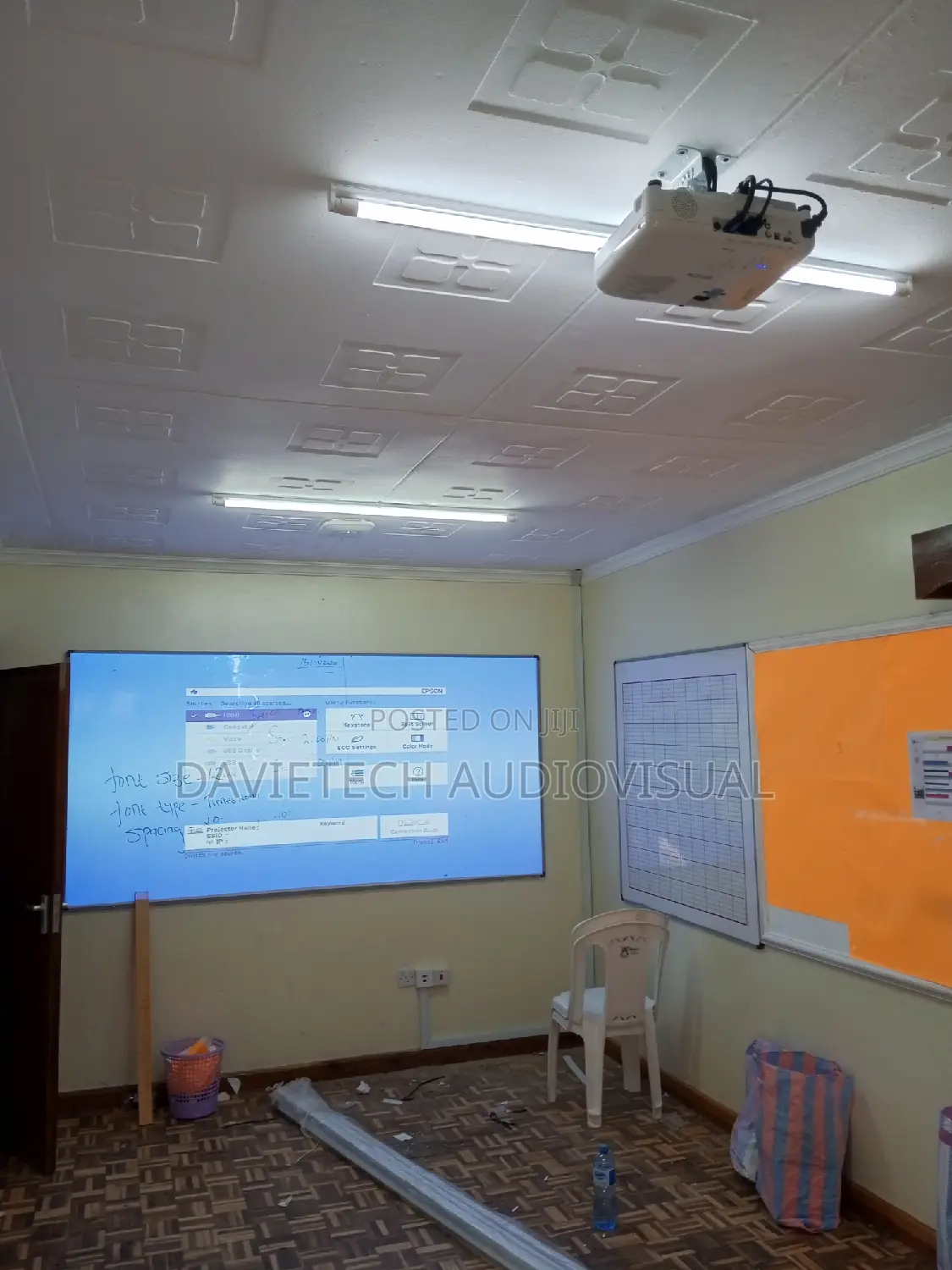 Classroom Projector Installation 