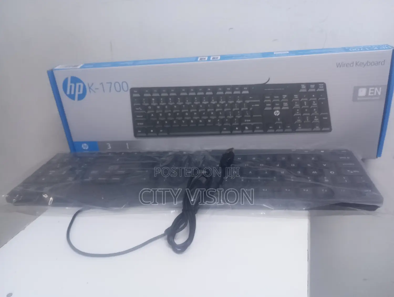 K-1700 Wired Mouse HP Wired USB Keyboard!! !!