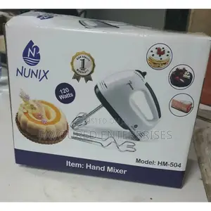 Nunix 7-Speed Portable Hand Mixer