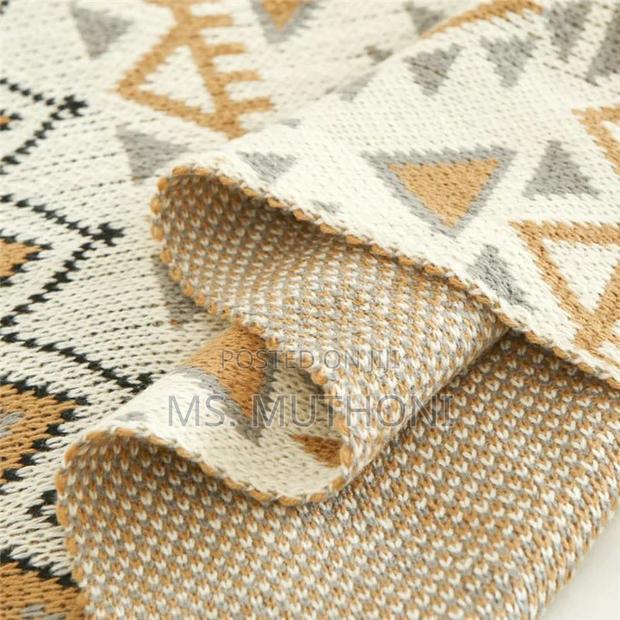 *Nordic Bohemian Knitted Throw Blankets With Tassels - thumbnail 3