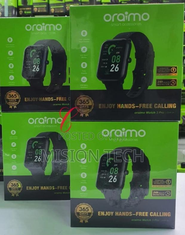 Oraimo OSW-34 Watch 3 Pro BT Call 1.83'' Touch Smart Watch