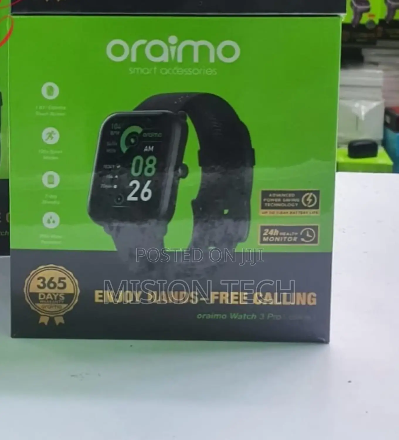 Oraimo Waterproof Watch 3 Pro OSW-34 Smart Watch
