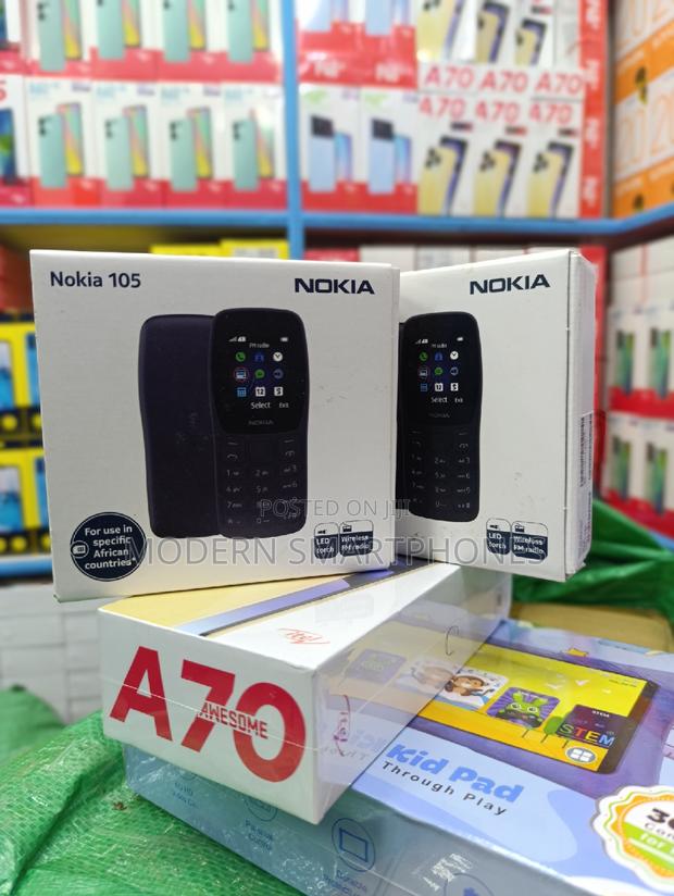 New Nokia 105 Black - main view