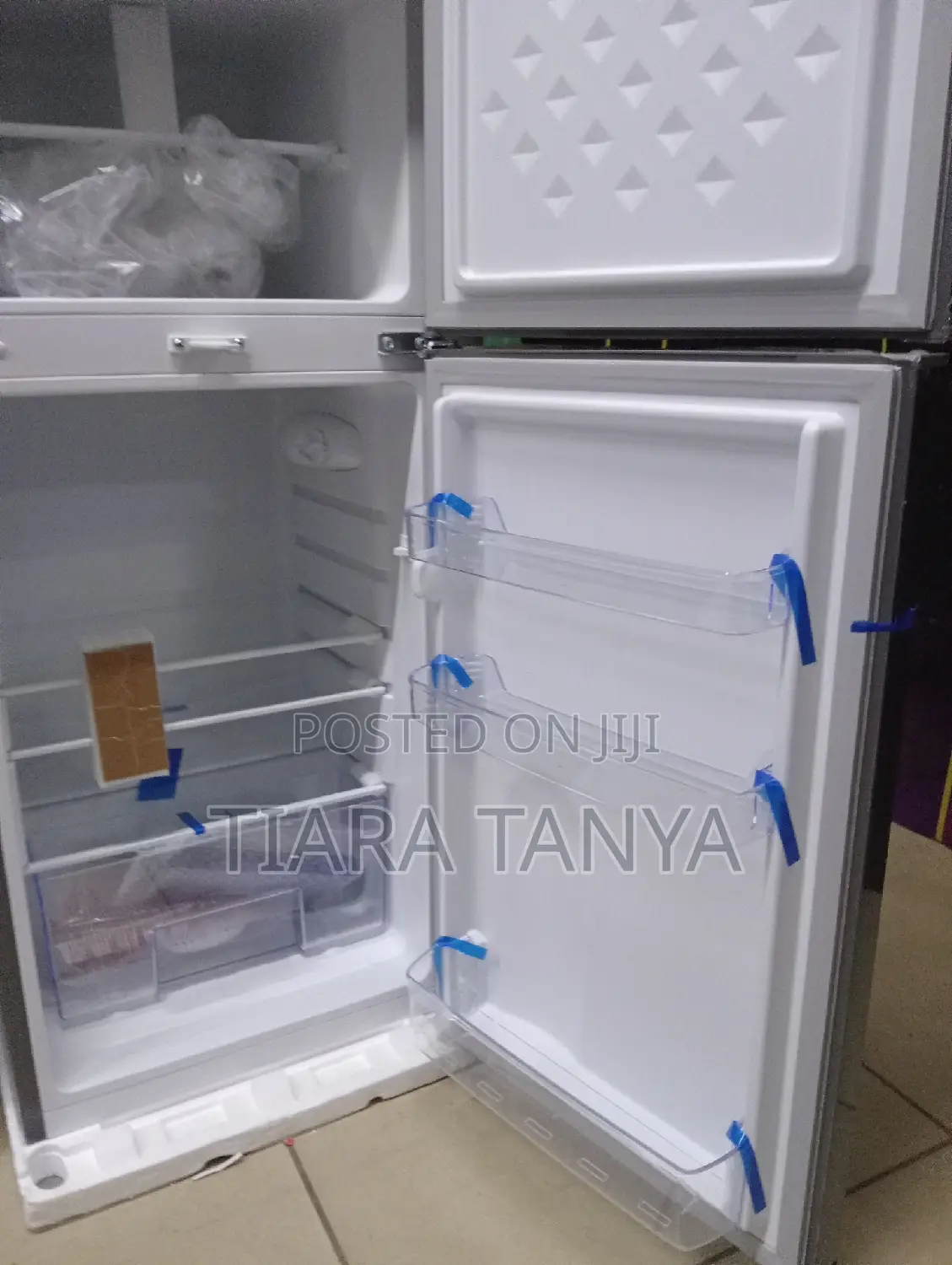 Mika Fridge, 118L, 2 Door Top Mount Freezer, MRDCD118DS