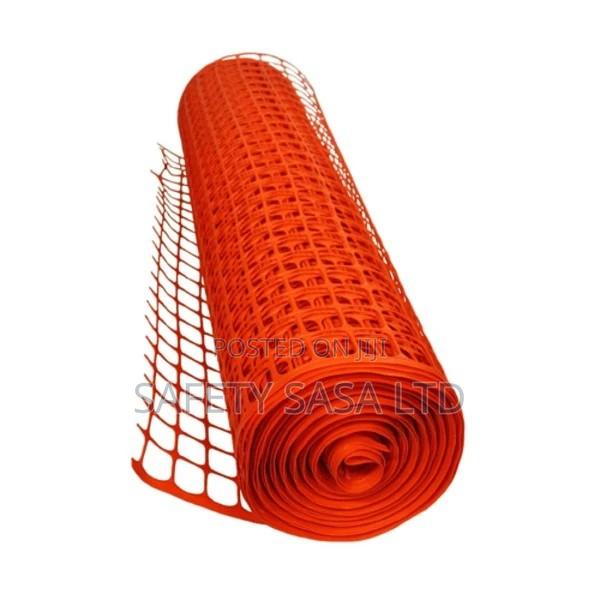 Hexor Orange Safety Barrier Net (Road Safety) - main view